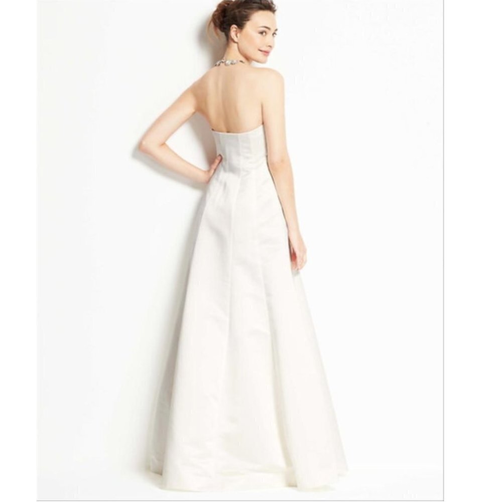 Ann Taylor Duchess Satin Strapless Wedding… - Picture 2 of 3